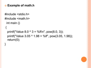 Header files in c | PPT