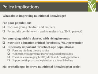 The Cost of Nutrition in Asia
