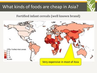 The Cost of Nutrition in Asia