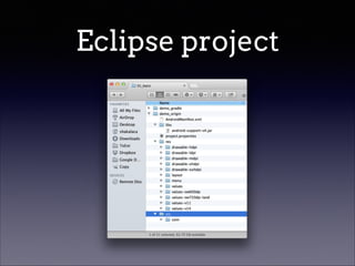Eclipse project

 