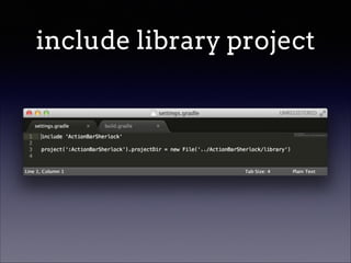 include library project

 