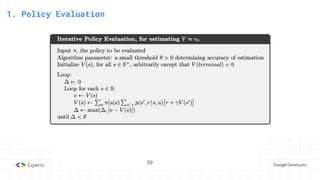 39
3. State-Action Value function
1. Policy Evaluation
39
 