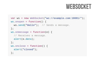 Websocket
 