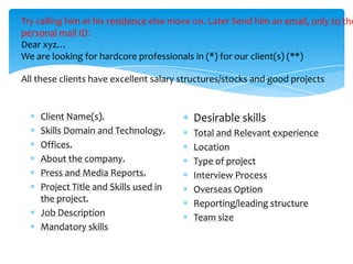 How to go about Headhunting…