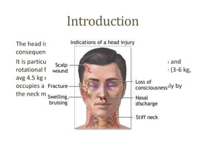 Head injuries | PPTX