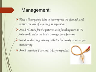 Ng Tube Injuries Head injuries | PPTX