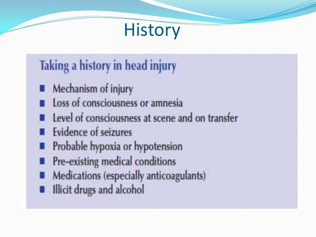 Head injury