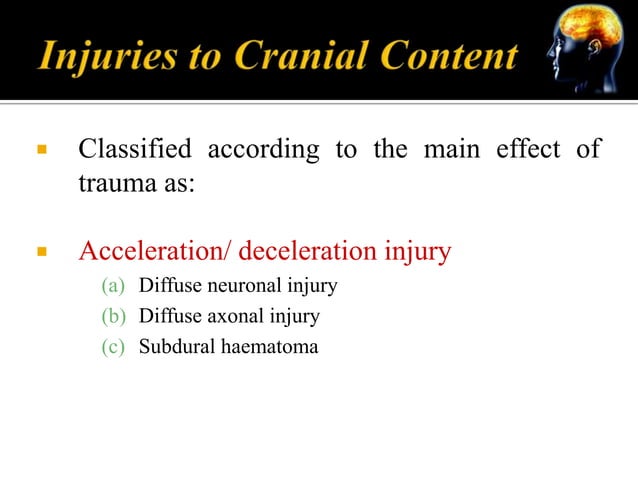 Head injury- Medicolegal aspect | PPTX