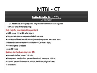 MTBI - CT
 
