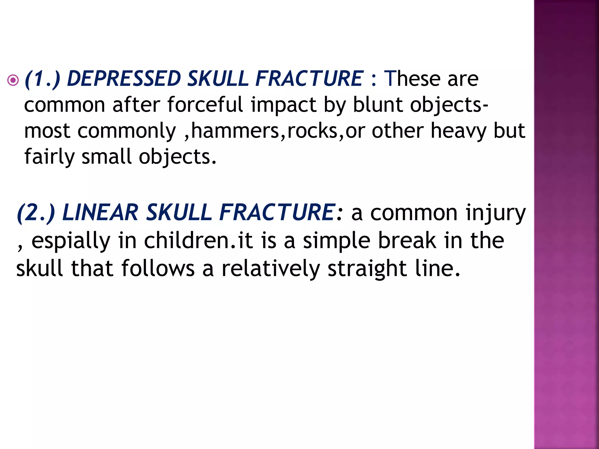 Head injury med surg presentation | PPTX
