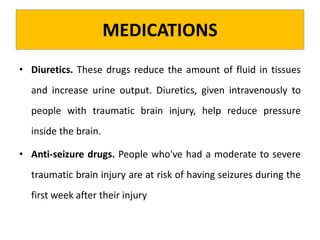 Head injury and its management | PPTX