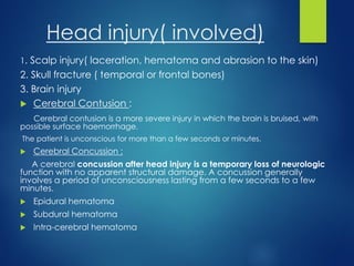 Skull Potential Injuries Head Injury - Neurological Disorder | PDF