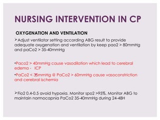 Head Injury Pao2 HEAD INJURY AND CEREBRAL PROTECTION IN ICU.ppt