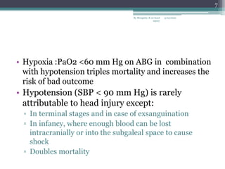 Head Injury Pao2 Head injury management | PPTX