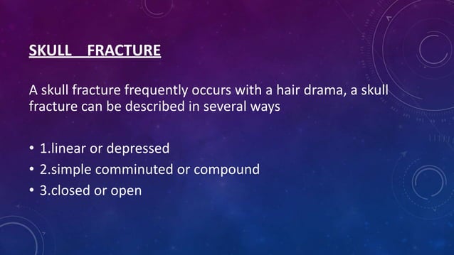 Head Injury Ppt For Bsc Nursing Course Pptx