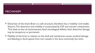 head injury surgery topic for clinical posting | PPTX