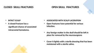 Skull Potential Injuries head injury & spine injury updated -.pptx