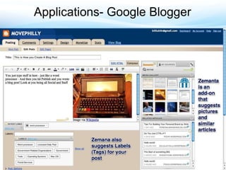 Applications- Google Blogger 
