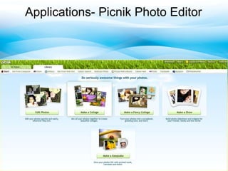 Applications- Picnik Photo Editor 