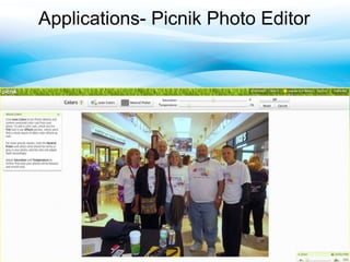 Applications- Picnik Photo Editor 