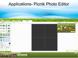 Applications- Picnik Photo Editor 