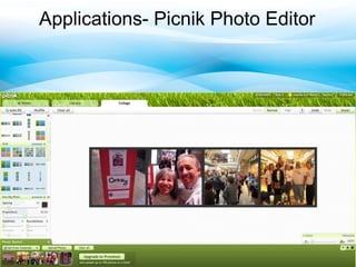Applications- Picnik Photo Editor 