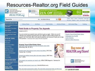 Resources-Realtor.org Field Guides 