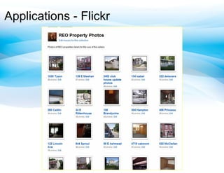 Applications - Flickr
 