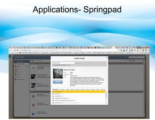 Applications- Springpad
 