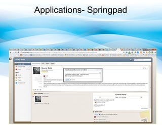 Applications- Springpad
 
