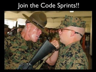 Join the Code Sprints!!
 