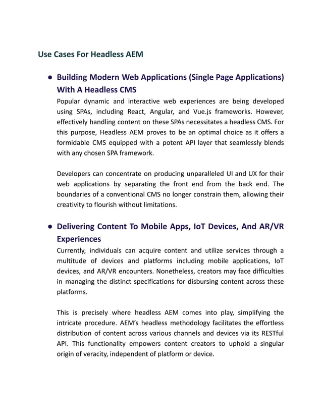 Headless AEM: Separating Content And Delivery For Microservices ...