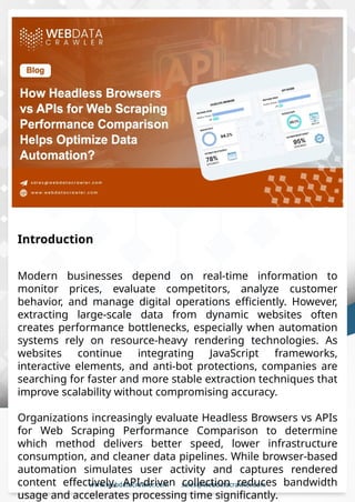 Headless Browsers vs APIs for Web Scraping Performance Comparison.pptx
