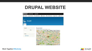 Work Together Effectively
DRUPAL WEBSITE
 