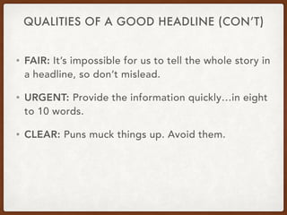 Headline writing tips | PDF
