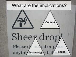 What are the implications? Content Technology Issues 