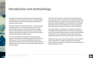 The power of brand storytelling [research] | PDF