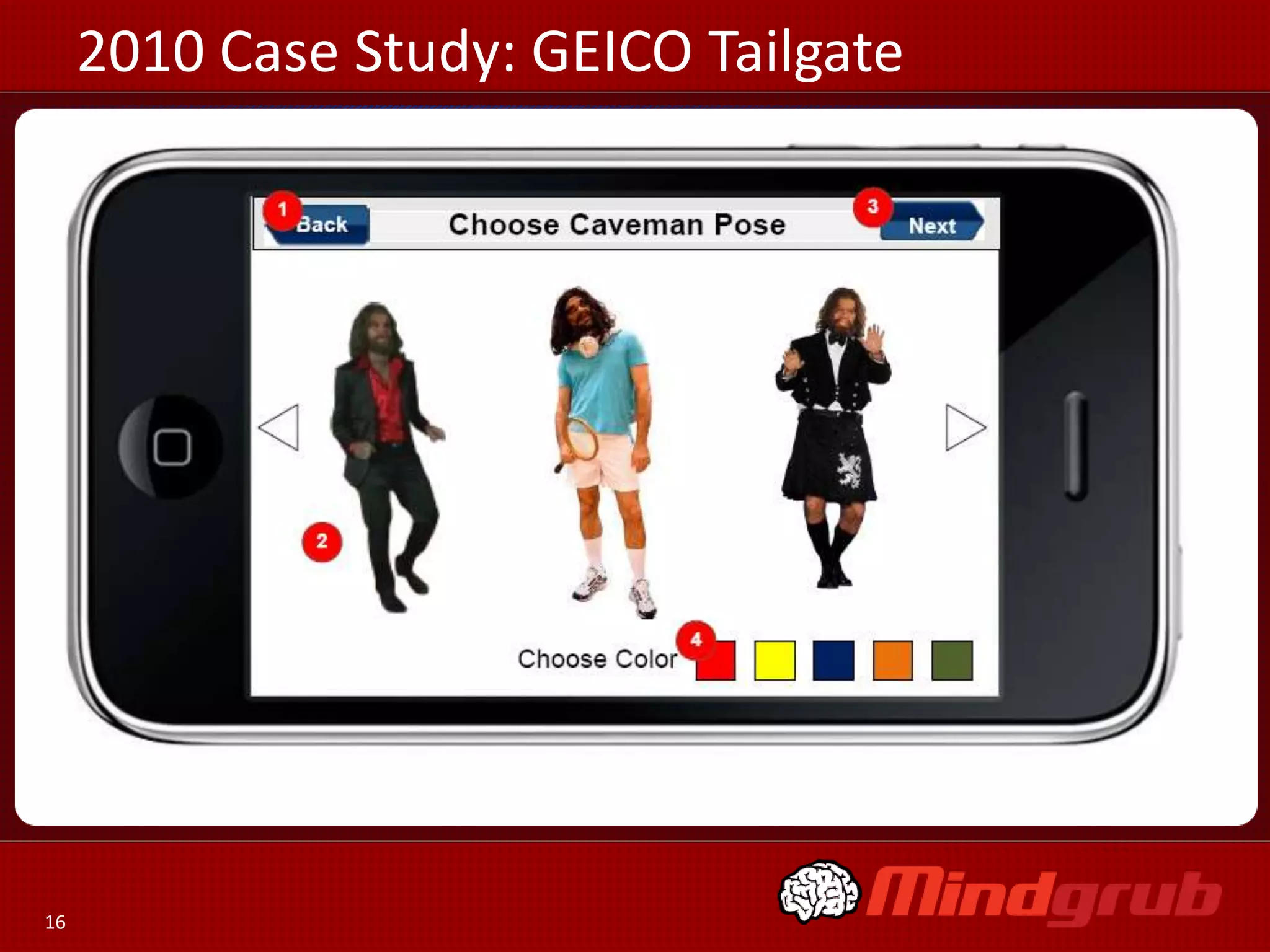 2010 Case Study: GEICO Tailgate

16

 