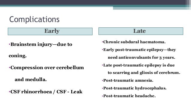 Head Trauma Management