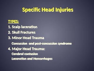 head trauma part 1.powerpoint presentation | PPTX