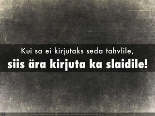 Photo by pareeerica - Creative Commons Attribution-NonCommercial License https://www.flickr.com/photos/8078381@N03 Created with Haiku Deck
 