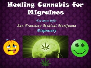 For more info:
San Francisco Medical Marijuana
           Dispensary
 