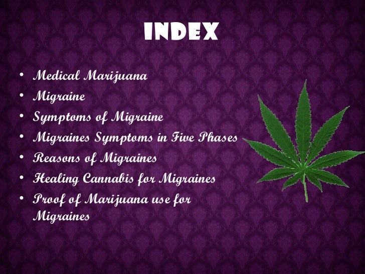 Healing Cannabis for Migraines