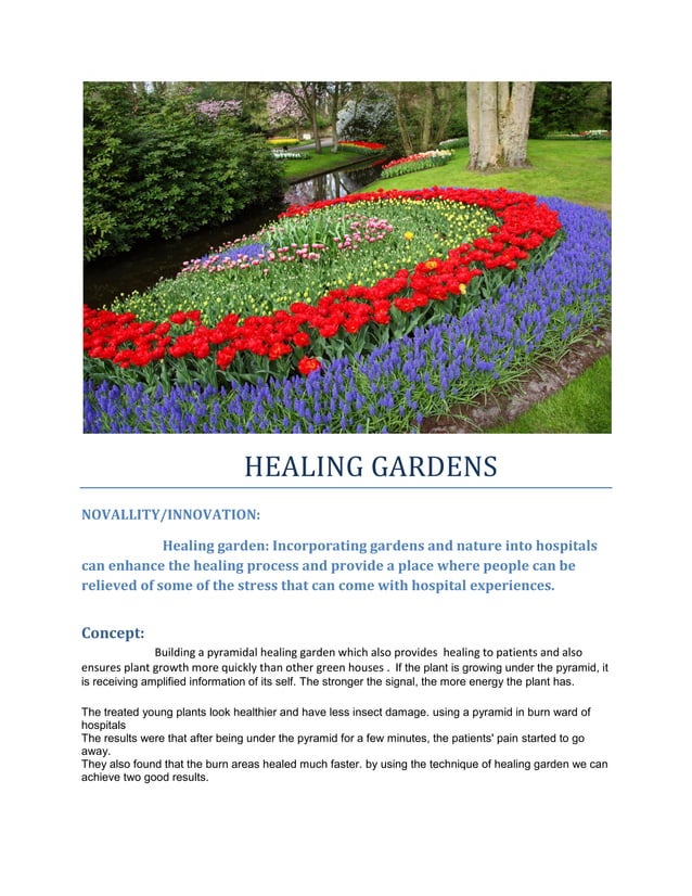 Healing gardens | PDF