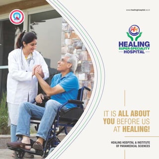 Healing hospital corporate brochure