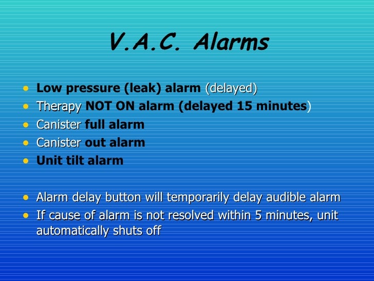 Healing The Wound The Vac System In Woundcare