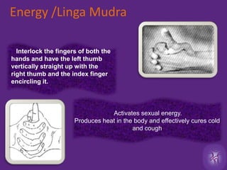 Apaan /  ExcretionChakra –Solar Plexus Join the tip of the thumb to the tip of the middle finger and the ring finger, keeping the other fingers stretched out. Helps eliminate waste matter from the bodyRegulates diabetes.Aids digestion and excretion Reduces constipation and urine related problem