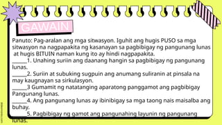 HEALTH-5-Q4-W1-2 -First aid o unang lunas | PPT