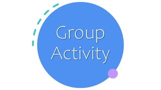 Group
Activity
 