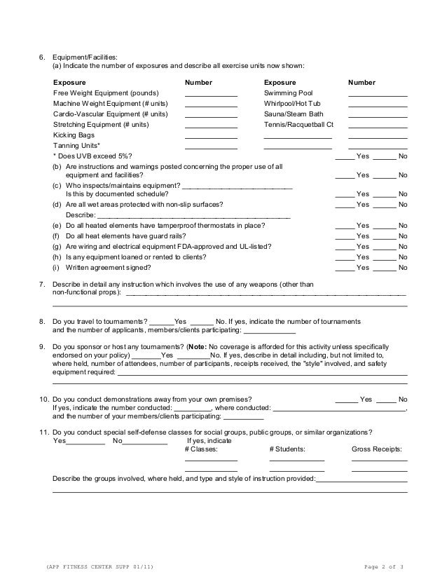 healthcare professional liability insurance Application